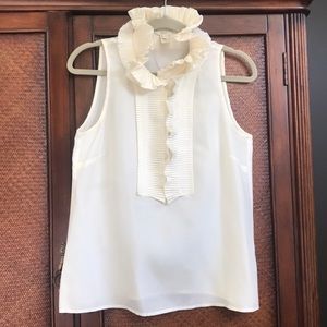 J. Crew silk sleeveless blouse